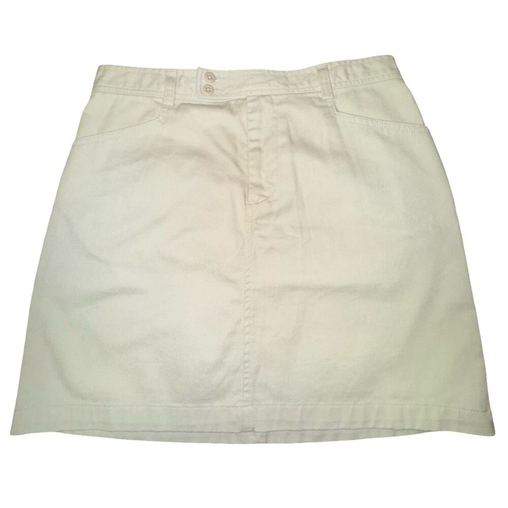 Ralph Lauren Sport Khaki Tan CottonSkirt Pockets Sz 6